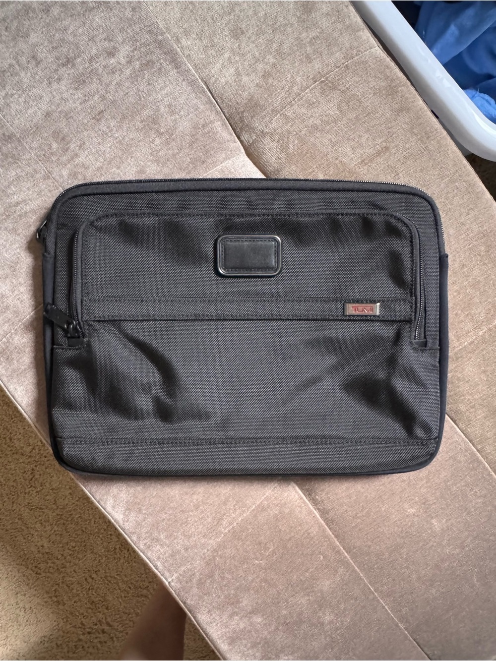 Tumi Black Laptop/iPad Sleeve Organizer